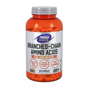 NOW Branched Chain Amino Acids (240 caps) 03876-01 фото
