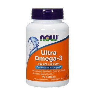 NOW Ultra Omega-3 (90 softgels) 06700-01 фото