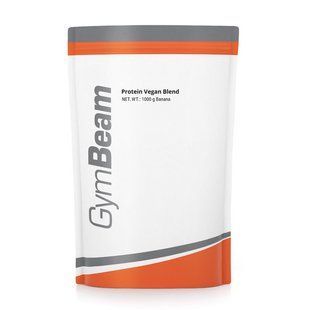 GymBeam Protein Vegan Blend (1 kg, banana) 25002-02 фото
