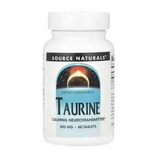 Source Naturals Taurine 500 mg (60 tab) 24857-01 фото