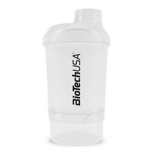 BioTech Shaker Wave Mini + 2 in 1 (300 ml, Opal White) 08742-01 фото