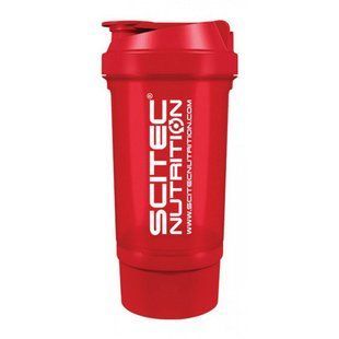 Scitec Nutrition Scitec Shaker 500 Travel (500 ml red) (500 ml, red) 08177-01 фото
