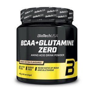 BioTech BCAA + Glutamine ZERO (480 g, orange) 11110-03 фото